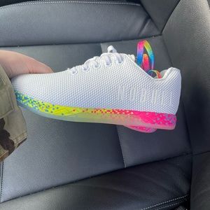 NoBull Women’s White Glitch trainers